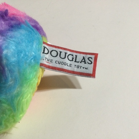 DOUGLAS MISHA RAINBOW SLOTH FUZZLES PLUSH STUFFED ANIMAL 6” - Picture 3 of 7